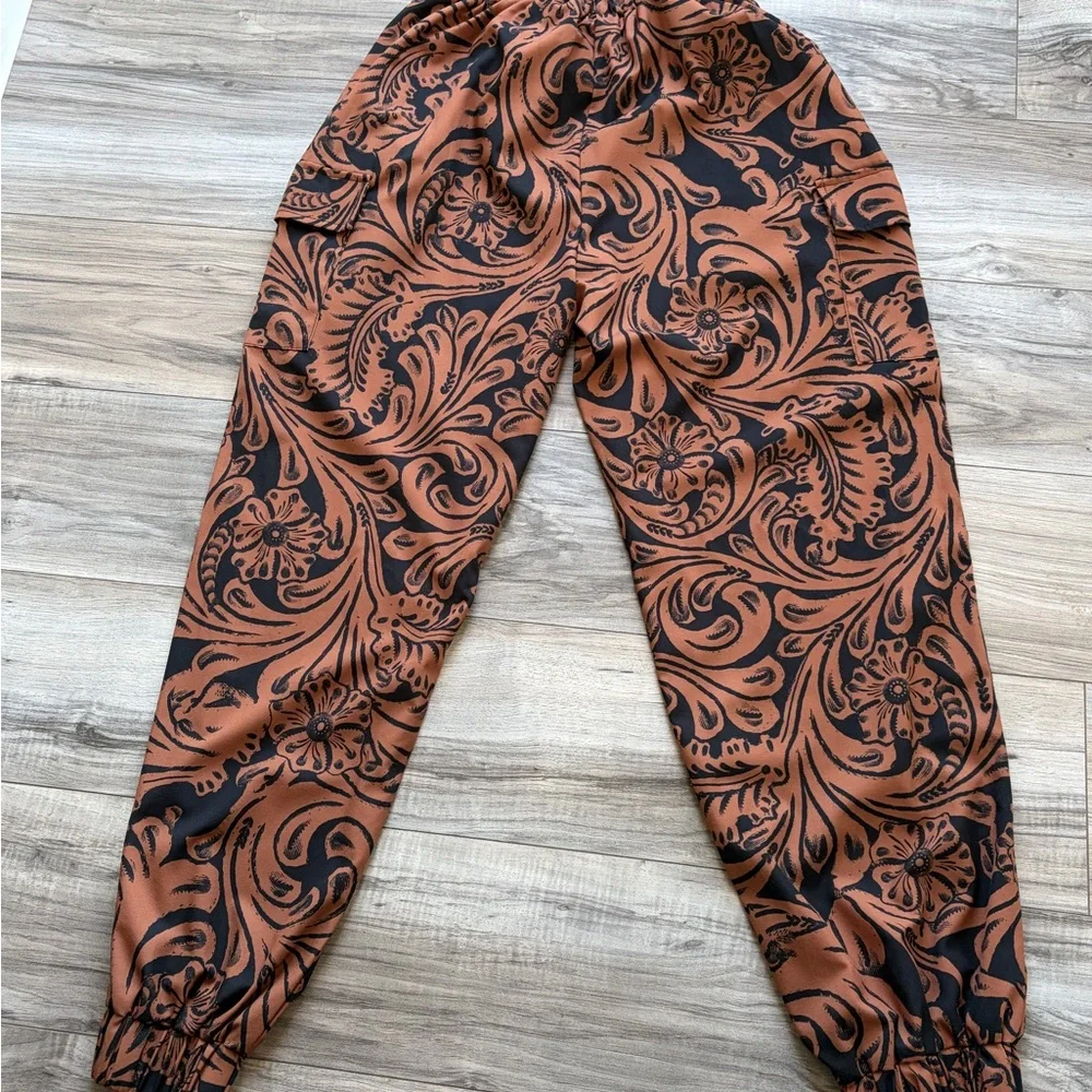 Western Tooled look joggers by Sterling Kreek! - Picture 5 of 5